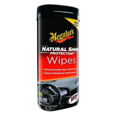 Meguiars G4100 Natural Shine Protectant - Wipes M55-G4100